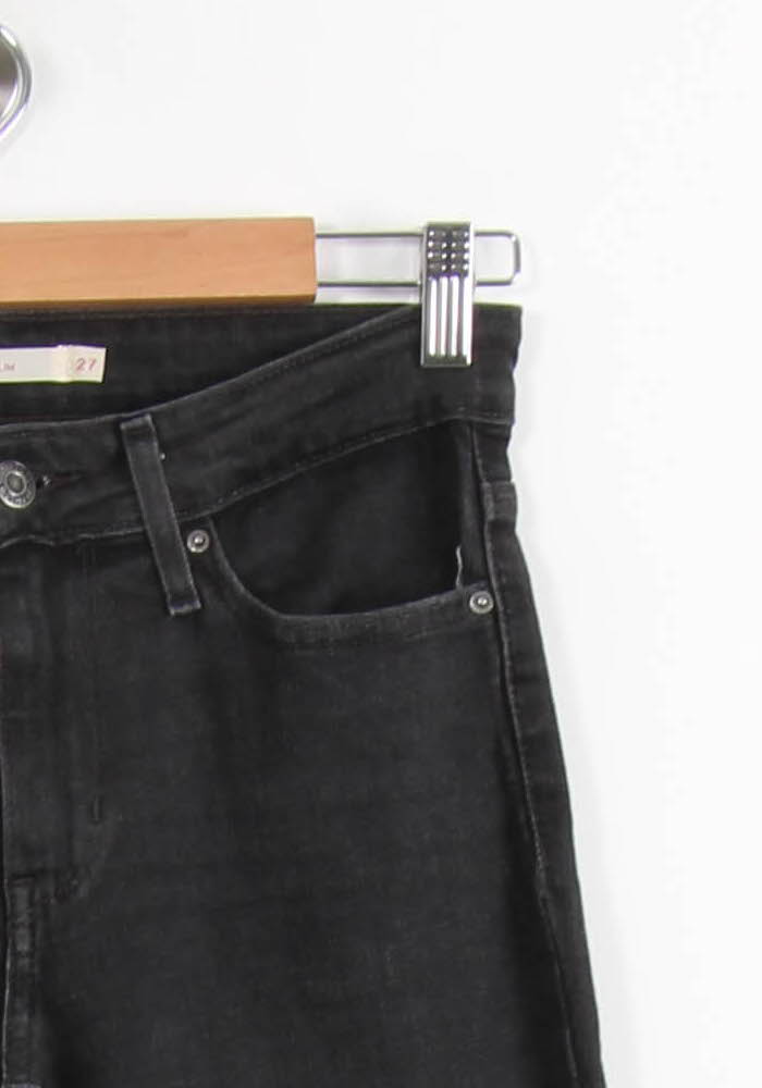 Jean Slim Noir - Taille M/38 de la marque Levi's | PARAD39555 - Vendu par Paradigme - Image 3
