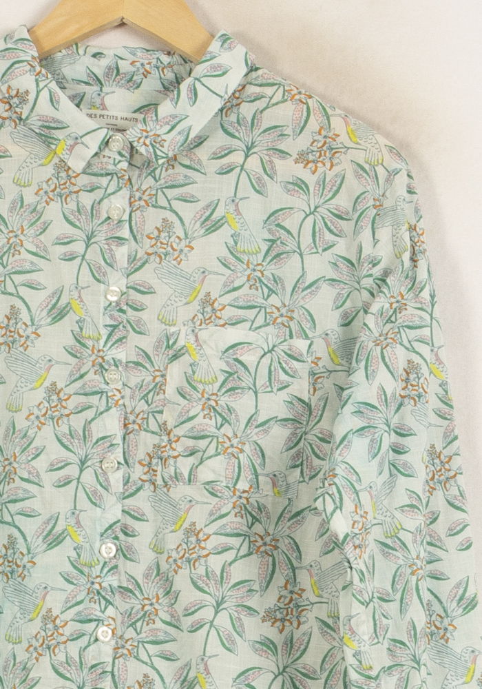 Chemise Verte et Blanche - Taille L/40 de la marque Des petits hauts | PARAD48774 - Vendu par Paradigme - Image 3