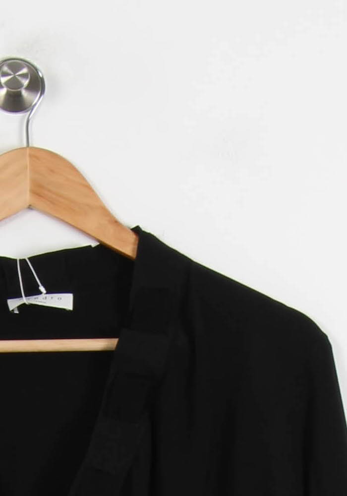 Blouse Noire - Taille S/36 de la marque Sandro | PARAD66870 - Vendu par Paradigme - Image 3