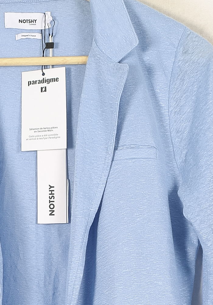 Blazer Bleu - Taille S/36 de la marque Notshy Cashmere | PARAD46388 - Vendu par Paradigme - Image 3