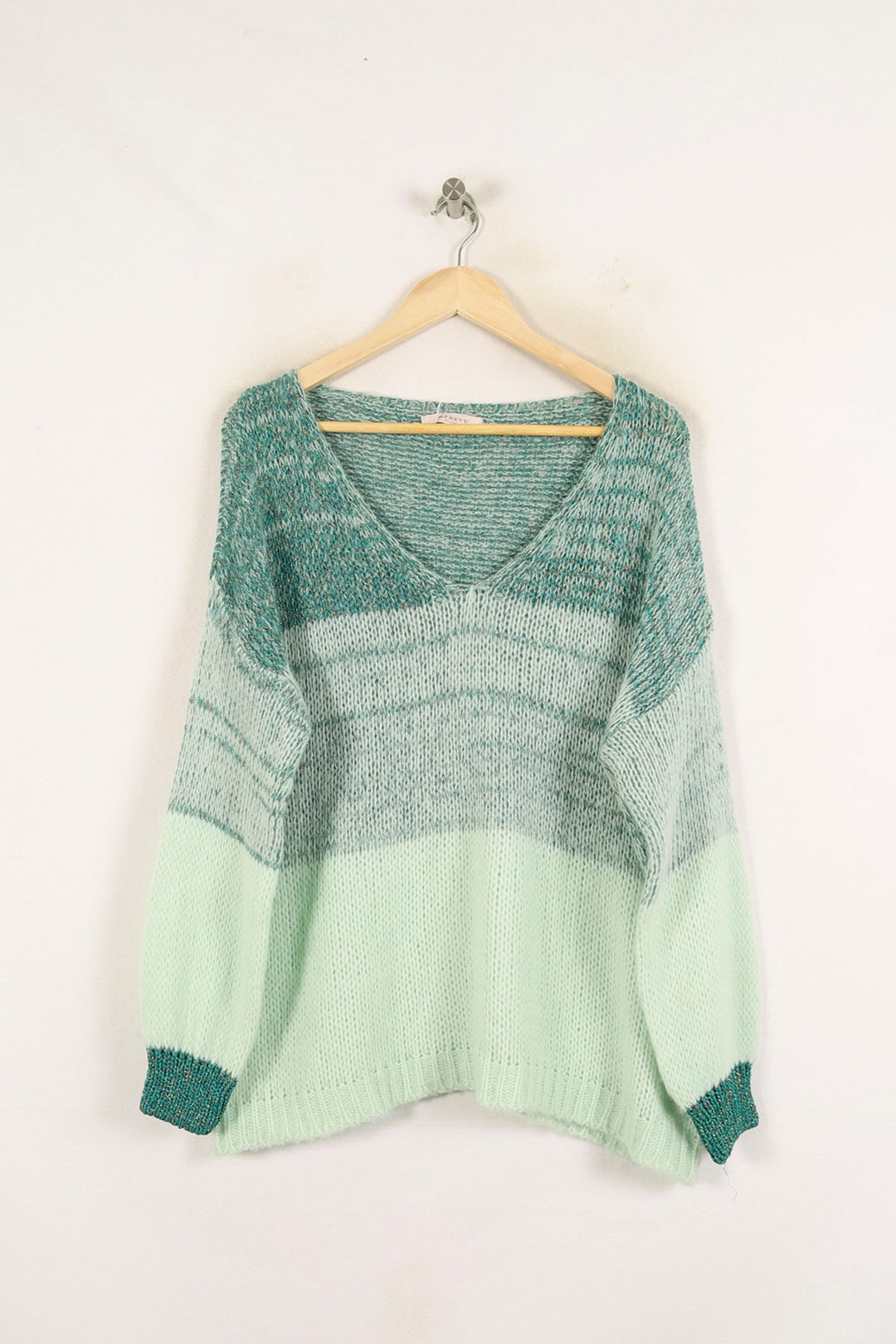 Pull Vert - Taille L/40 de la marque Imprevu | PARAD73207 - Vendu par Paradigme - Image 2