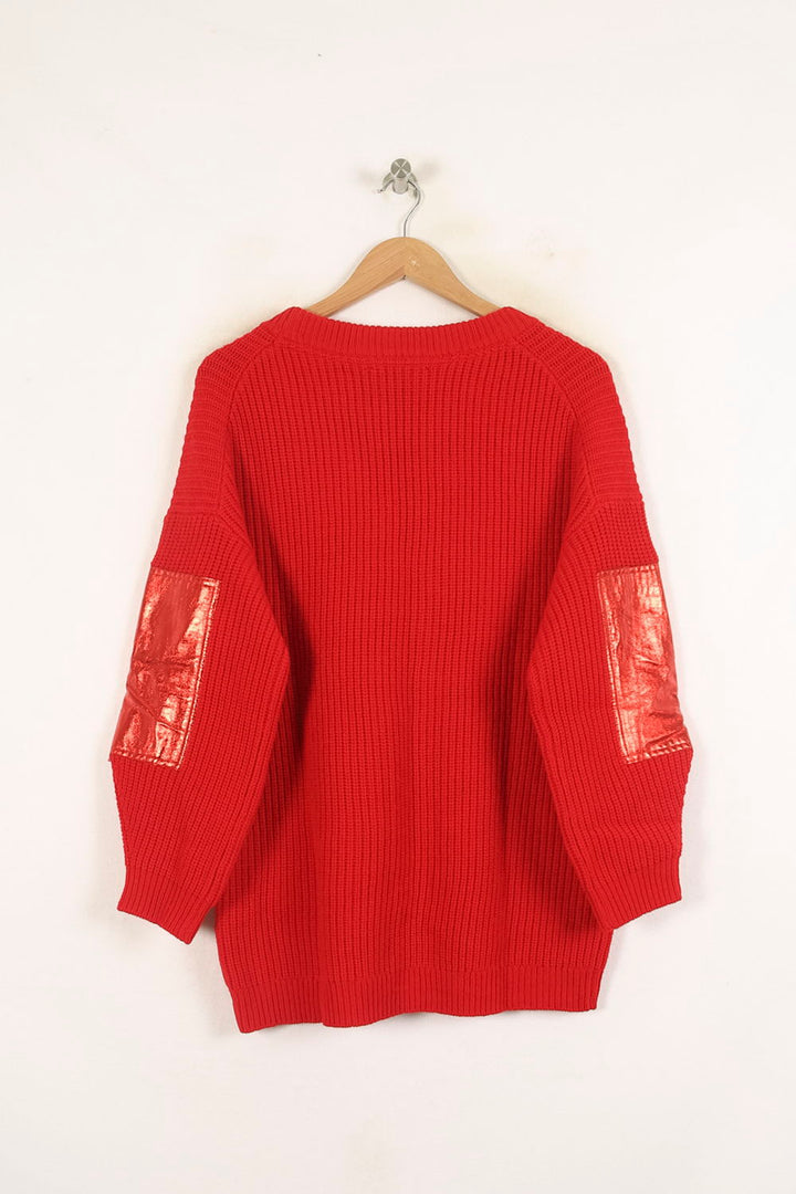Pull Rouge - Taille S/36 de la marque Bérénice | PARAD73287 - Vendu par Paradigme - Image 4