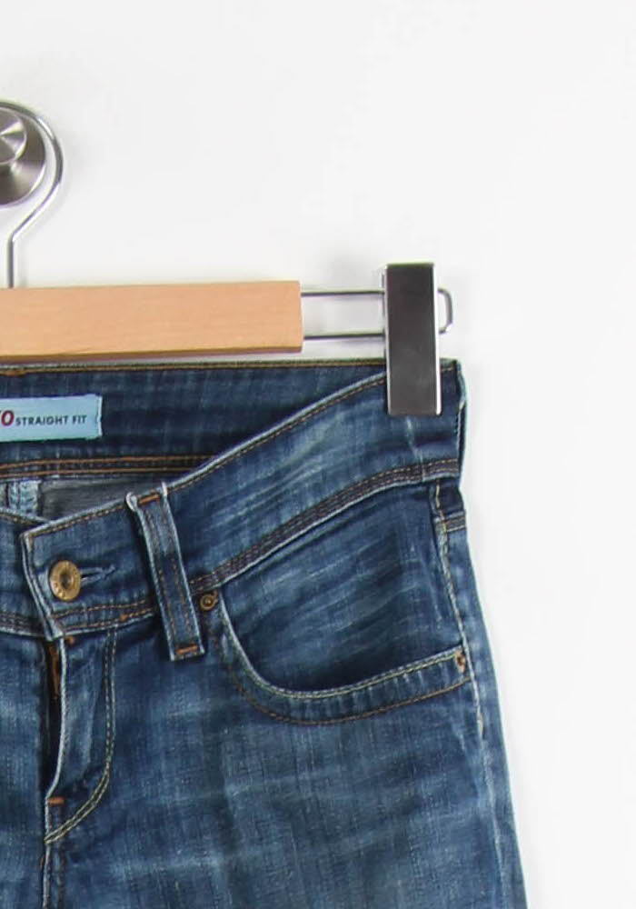 Jean Droit Bleu - Taille S/36 de la marque Levi's | PARAD66573 - Vendu par Paradigme - Image 3