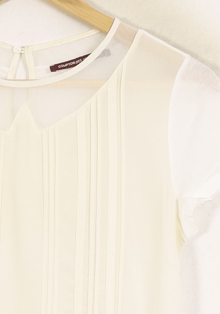 Blouse Blanche - Taille XS/34 de la marque Comptoir des Cotonniers | PARAD69358 - Vendu par Paradigme - Image 3