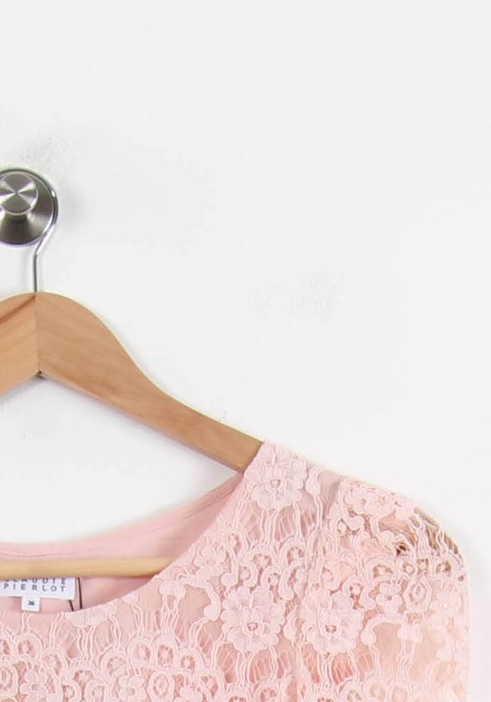 Blouse Rose - Taille S/36 de la marque Claudie Pierlot | PLY1032 - Vendu par Paradigme - Image 3