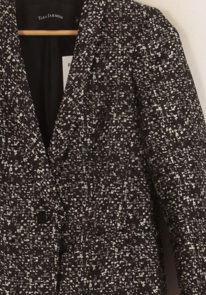 Veste Noire et Blanche - Taille S/36 de la marque Tara Jarmon | RVLI1104 - Vendu par Paradigme - Image 3