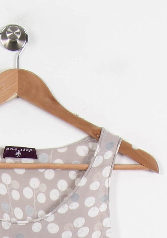 Débardeur Beige et Blanc - Taille XL/42 de la marque One Step | PARAD54003 - Vendu par Paradigme - Image 3