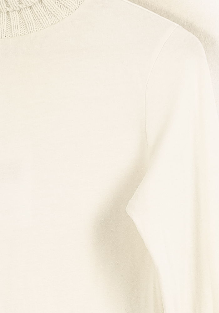 Pull Col Roulé Blanc - Taille S/36 de la marque Sud express | PARAD35503 - Vendu par Paradigme - Image 3