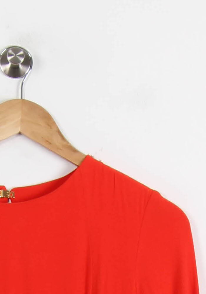 Robe Rouge - Taille S/36 de la marque Sandro | PARAD62733 - Vendu par Paradigme - Image 3