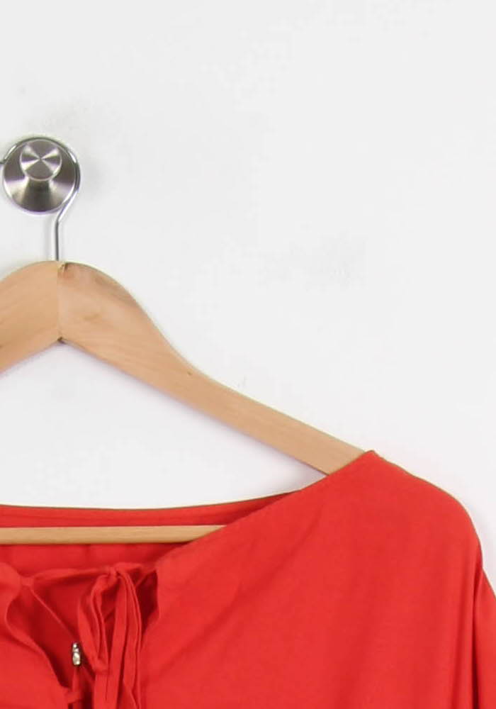 Robe Courte Rouge - Taille L/40 de la marque Tara Jarmon | PARAD63434 - Vendu par Paradigme - Image 3