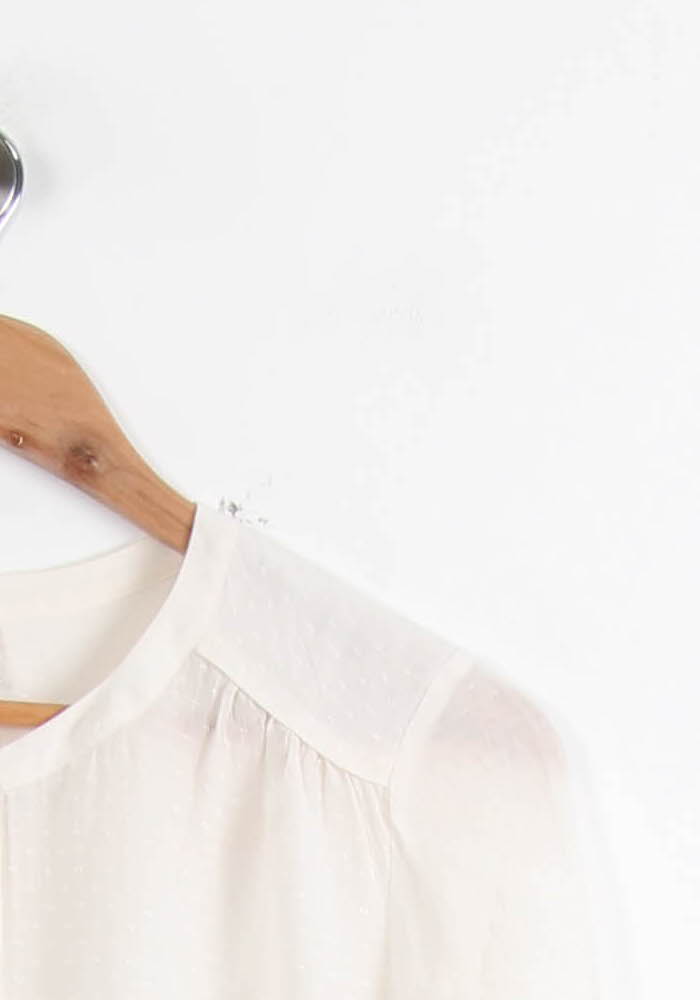 Blouse Blanche - Taille S/36 de la marque Des petits hauts | PARAD65246 - Vendu par Paradigme - Image 3