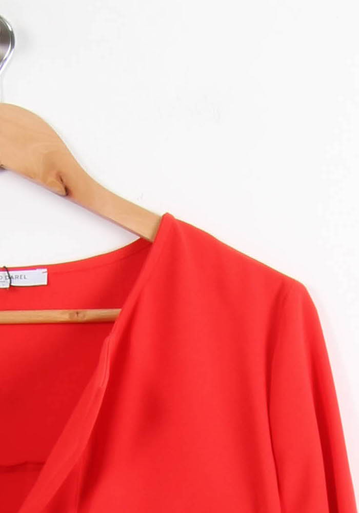 Robe Droite Rouge - Taille M/38 de la marque Gerard Darel | PARAD55721 - Vendu par Paradigme - Image 3