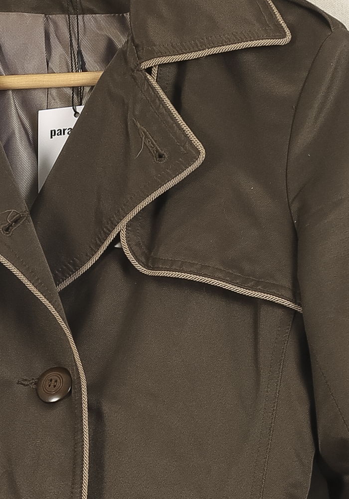 Trench Vert - Taille S/36 de la marque Caroll | PARAD49144 - Vendu par Paradigme - Image 3