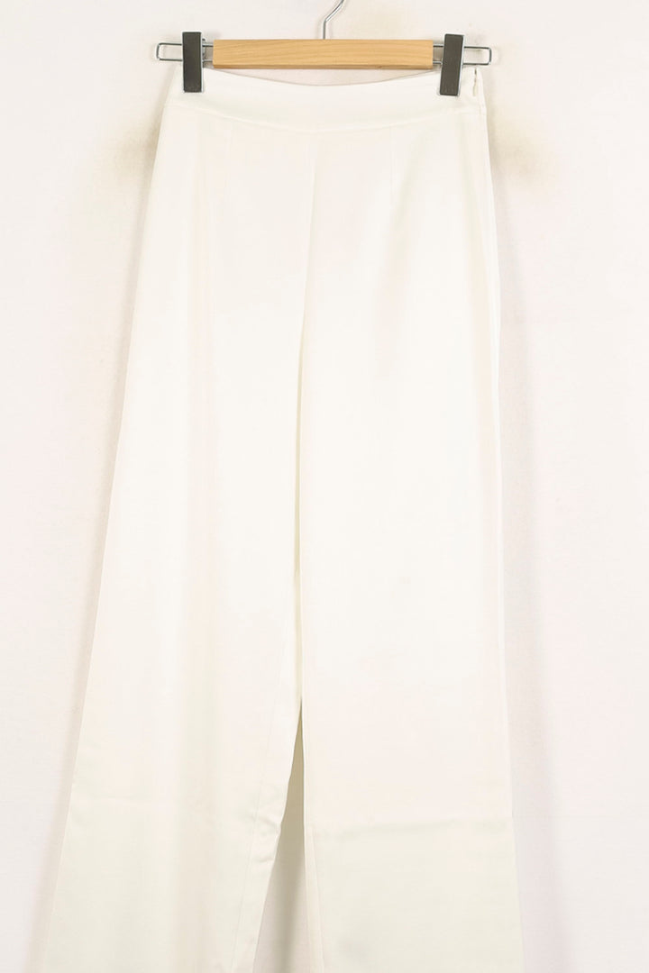 Pantalon Large Blanc - Taille XS/34 de la marque Maison Lemoine | PARAD72740 - Vendu par Paradigme - Image 2