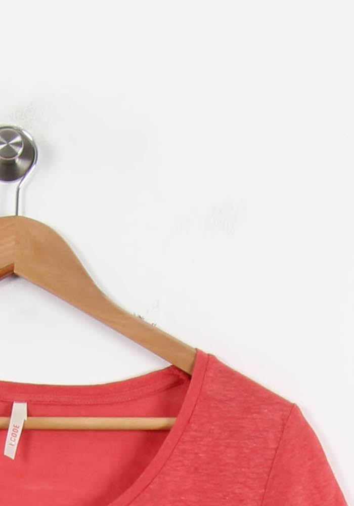 Tee-shirt Rouge - Taille XS/34 de la marque I.Code | PARAD67345 - Vendu par Paradigme - Image 3