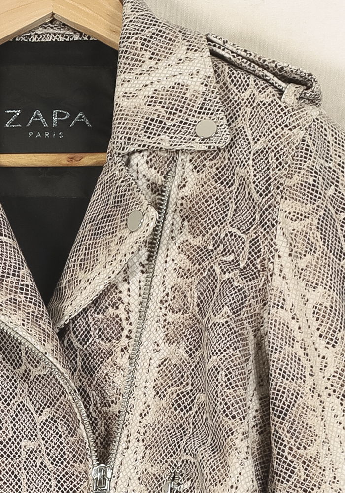 Perfecto Beige et Marron - Taille M/38 de la marque ZAPA | PARAD67386 - Vendu par Paradigme - Image 3