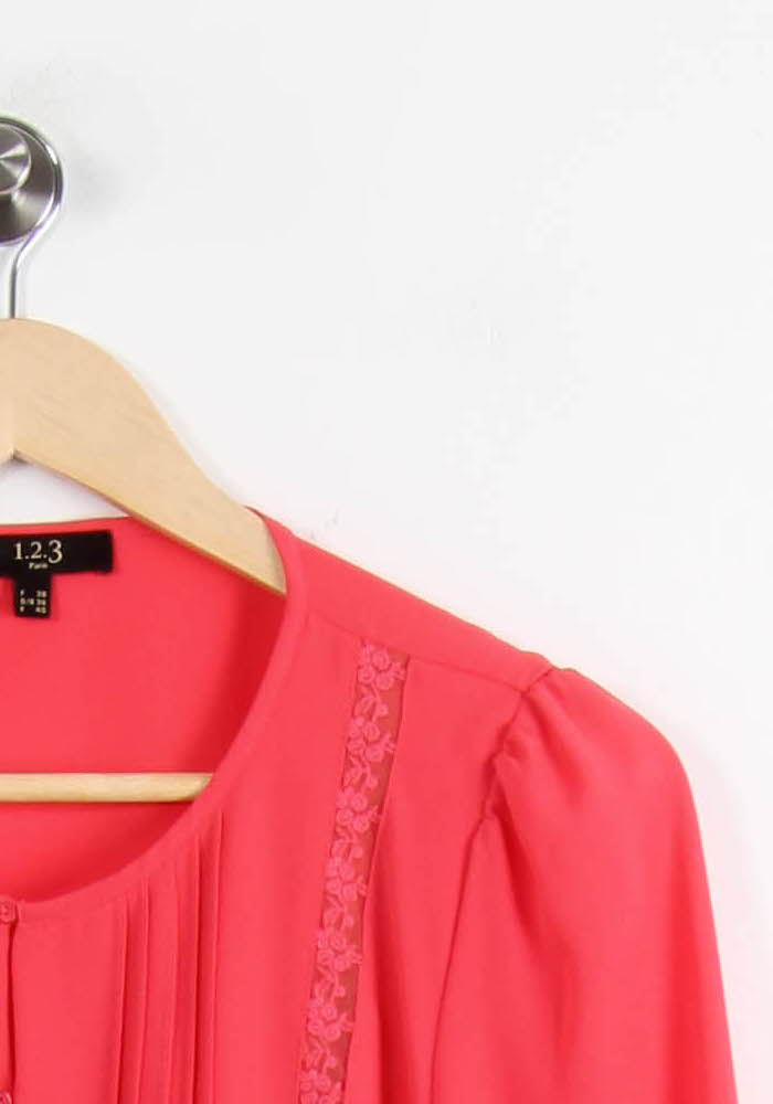 Blouse Rose - Taille M/38 de la marque Maison 123 | PARAD66636 - Vendu par Paradigme - Image 3