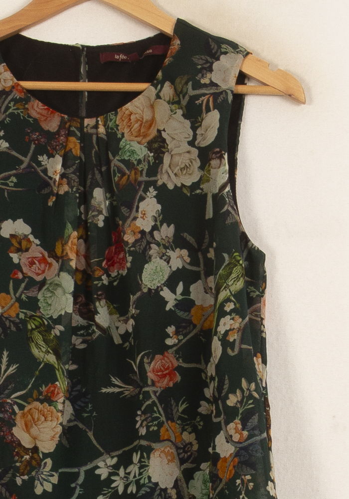 Blouse Verte - Taille M/38 de la marque La Fée Maraboutée | PARAD53569 - Vendu par Paradigme - Image 3