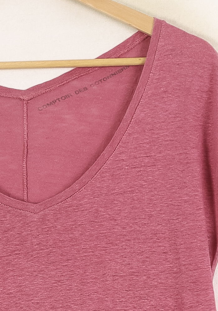 Tee-shirt Rose - Taille L/40 de la marque Comptoir des Cotonniers | PARAD50766 - Vendu par Paradigme - Image 3