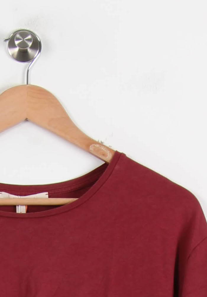 Tee-shirt Bordeaux - Taille S/36 de la marque La Fée Maraboutée | PARAD66896 - Vendu par Paradigme - Image 3