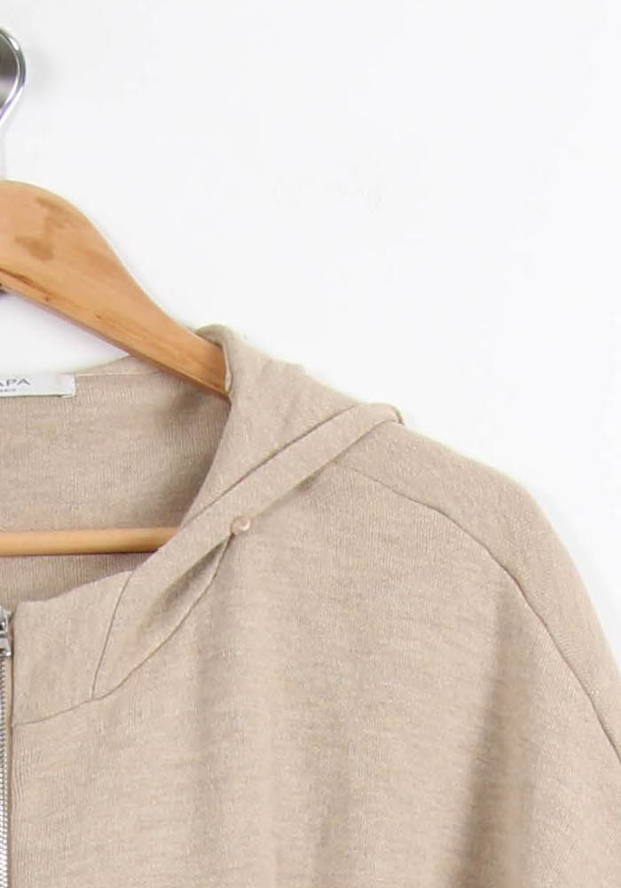 Veste à Capuche Beige - Taille S/36 de la marque ZAPA | PARAD55459 - Vendu par Paradigme - Image 3