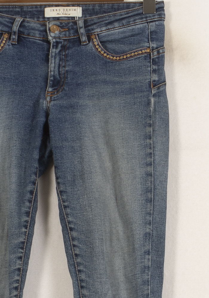 Jean Slim Bleu - Taille XS/34 de la marque IKKS | PARAD64233 - Vendu par Paradigme - Image 3