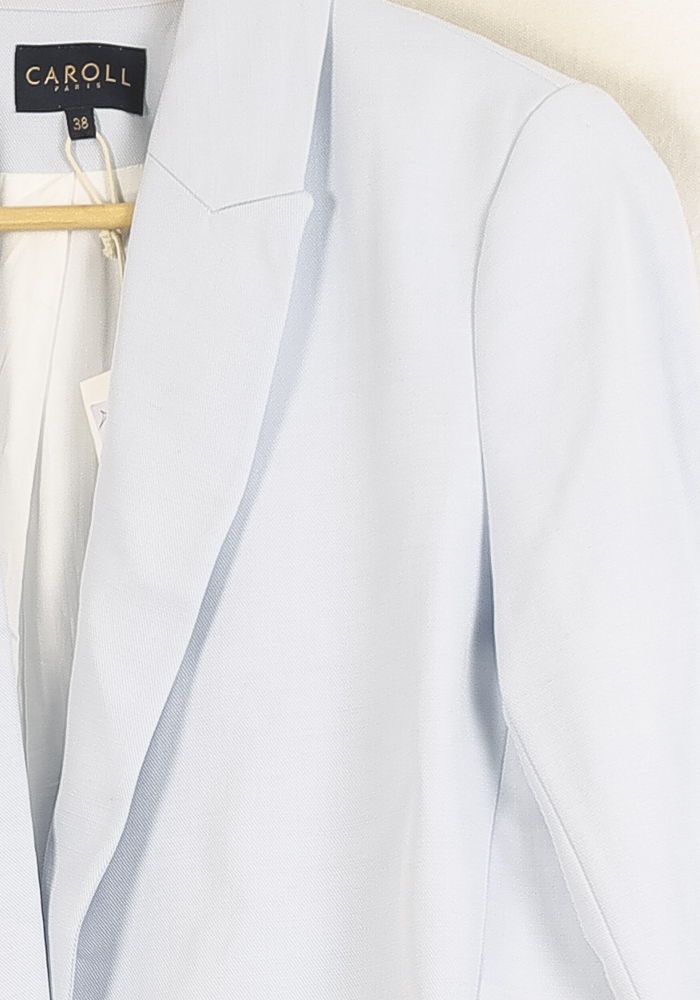 Blazer Bleu Clair - Taille M/38 de la marque Caroll | PARAD36108 - Vendu par Paradigme - Image 3