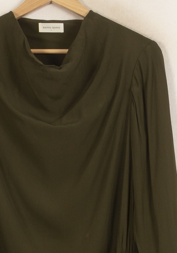 Robe Courte Verte - Taille L/40 de la marque Karma Koma | PARAD63955 - Vendu par Paradigme - Image 3