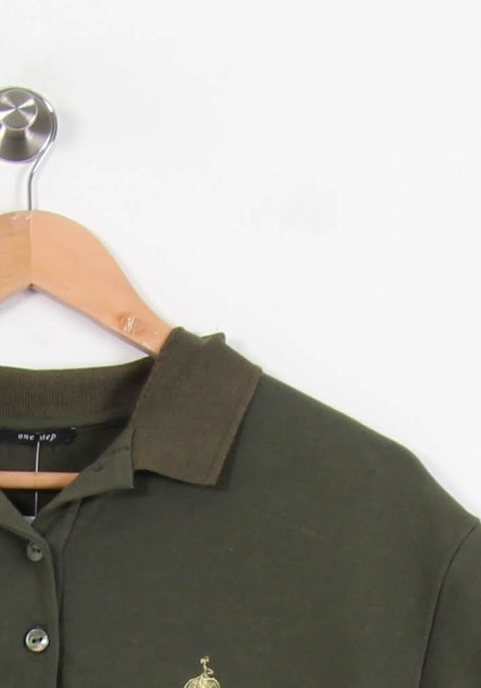 Robe Polo Verte - Taille M/38 de la marque One Step | PARAD67045 - Vendu par Paradigme - Image 3