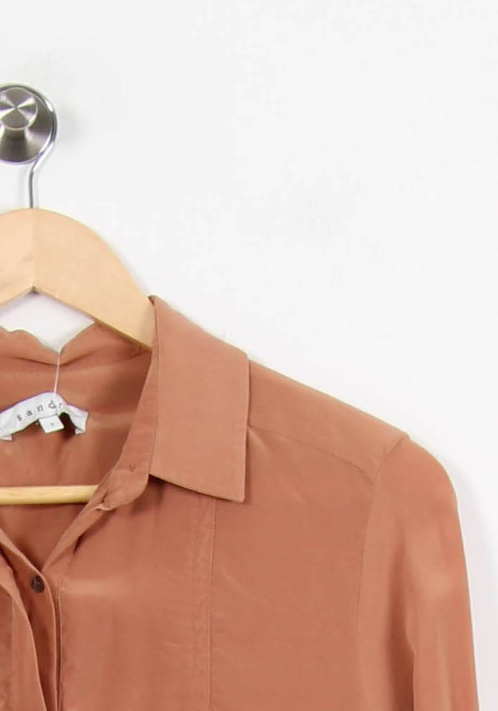 Chemise Rose - Taille S/36 de la marque Sandro | PARAD66974 - Vendu par Paradigme - Image 3