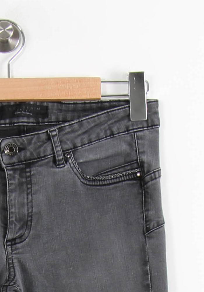 Jean Skinny Gris - Taille S/36 de la marque IKKS | PARAD55369 - Vendu par Paradigme - Image 3