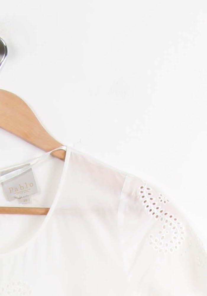 Blouse Blanche - Taille S/36 de la marque Pablo | PARAD65239 - Vendu par Paradigme - Image 3