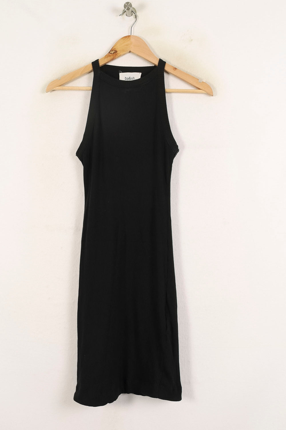 Robe Droite Noire - Taille M/38 de la marque ba&sh | PARAD71720 - Vendu par Paradigme - Image 2