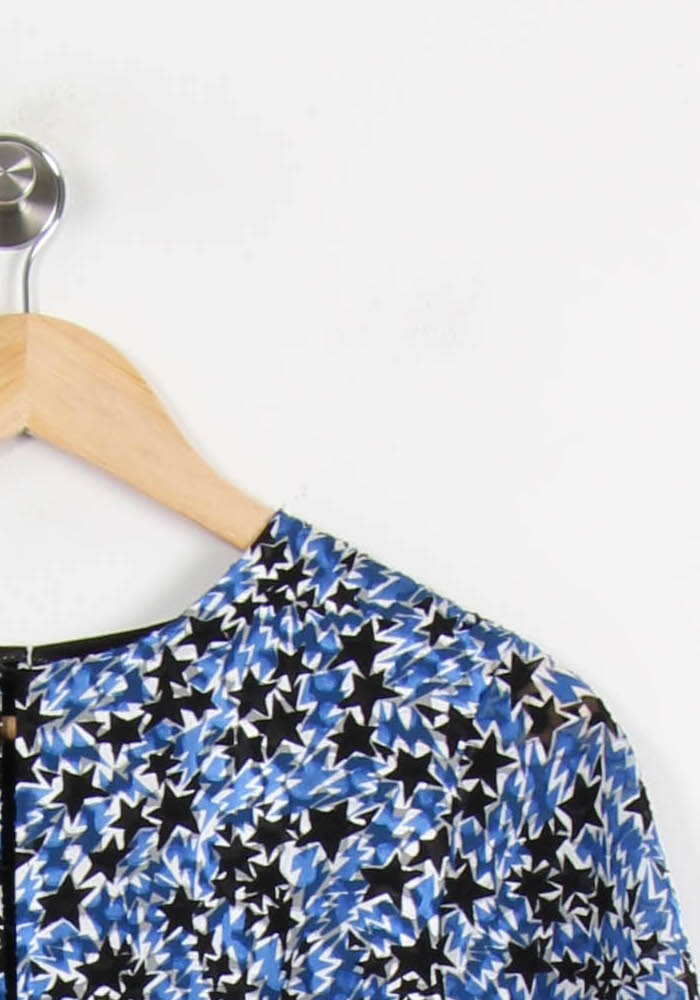 Robe Courte Bleue et Noire - Taille L/40 de la marque IKKS | PARAD62301 - Vendu par Paradigme - Image 3