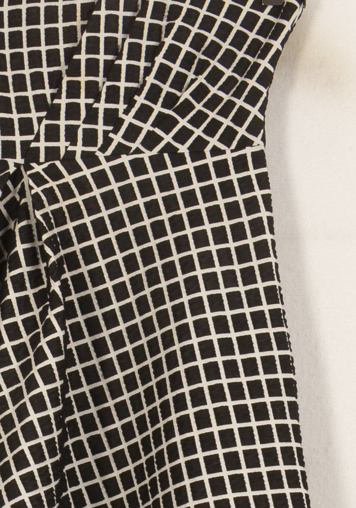 Robe Courte Noire et Blanche - Taille S/36 de la marque Tara Jarmon | PARAD20296 - Vendu par Paradigme - Image 3