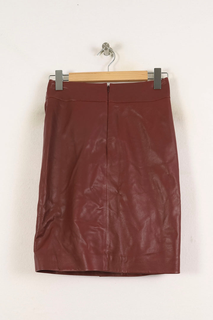 Jupe Portefeuille Bordeaux - Taille L/40 de la marque Bérénice | PARAD72687 - Vendu par Paradigme - Image 4