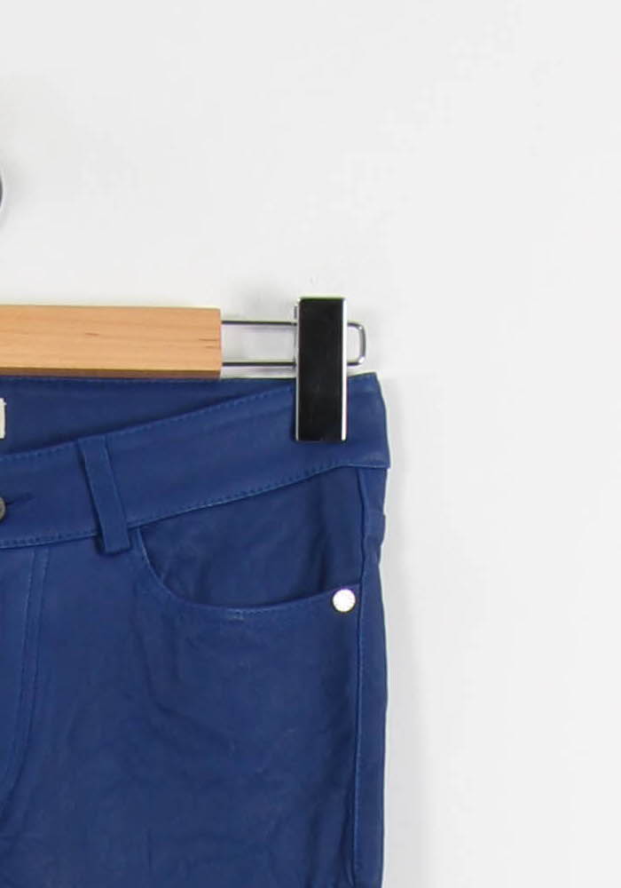 Pantalon Cuir Bleu - Taille S/36 de la marque Zadig&Voltaire | PARAD67623 - Vendu par Paradigme - Image 3