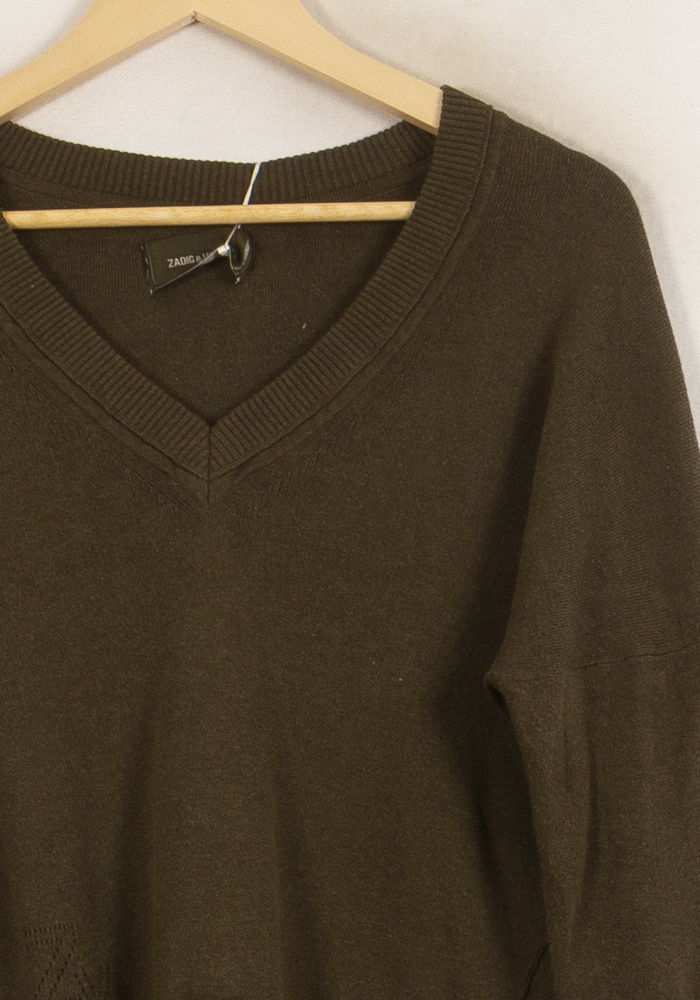 Pull Vert - Taille XS/34 de la marque Zadig&Voltaire | PARAD64164 - Vendu par Paradigme - Image 3