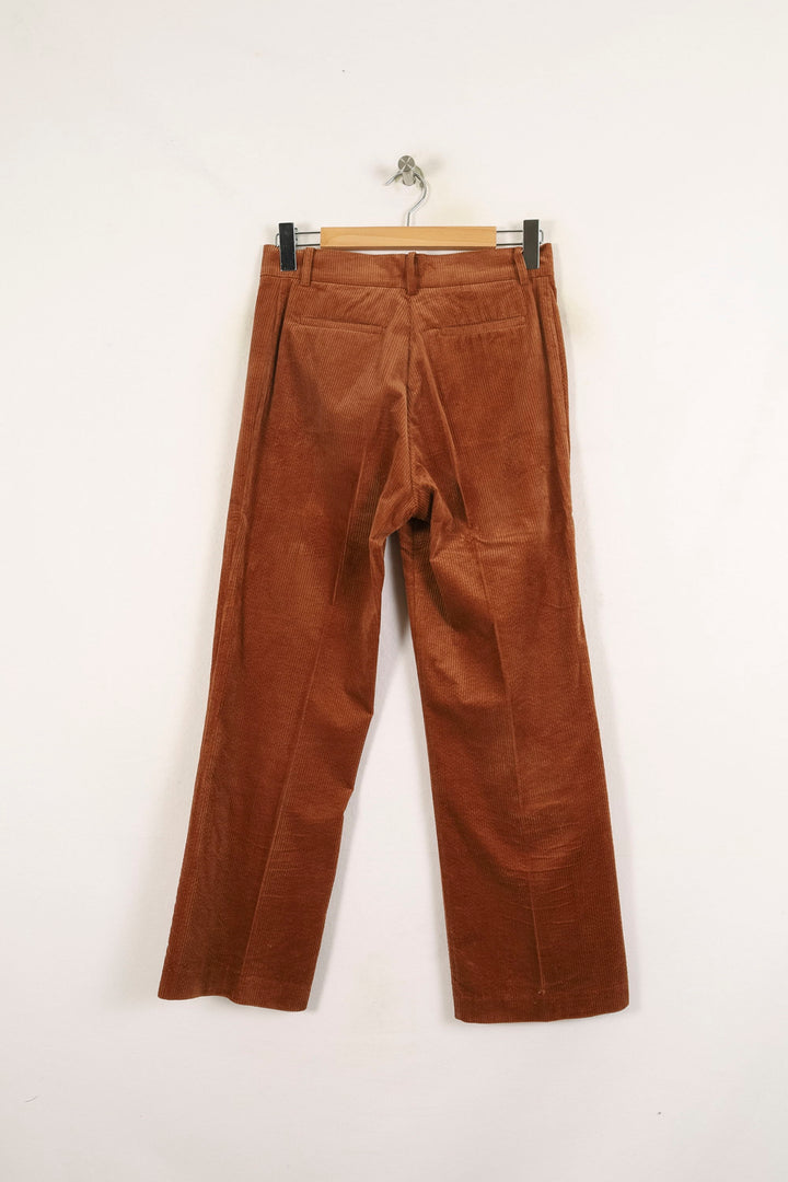 Pantalon En Velours Marron - Taille M/38 de la marque Sessùn | PARAD71715 - Vendu par Paradigme - Image 4
