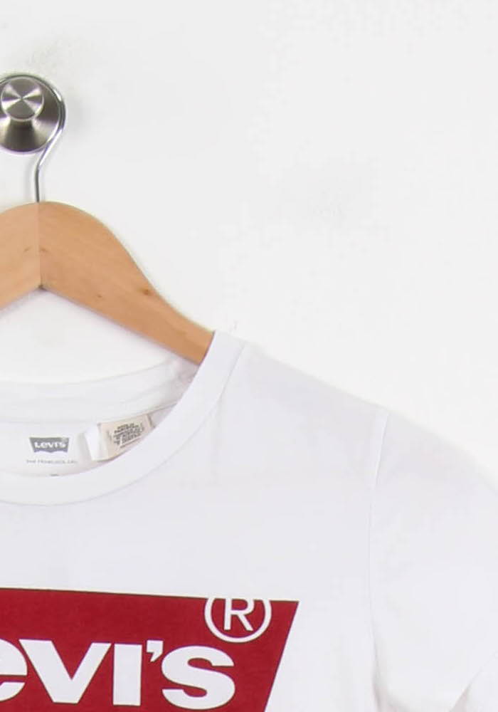 Tee-shirt Blanc et Rouge - Taille XS/34 de la marque Levi's | PARAD48906 - Vendu par Paradigme - Image 3