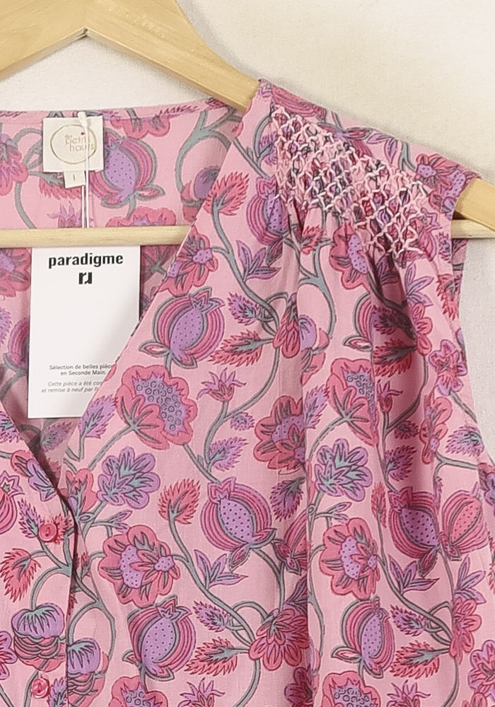 Blouse Sans Manches Rose - Taille S/36 de la marque Des petits hauts | PARAD66994 - Vendu par Paradigme - Image 3