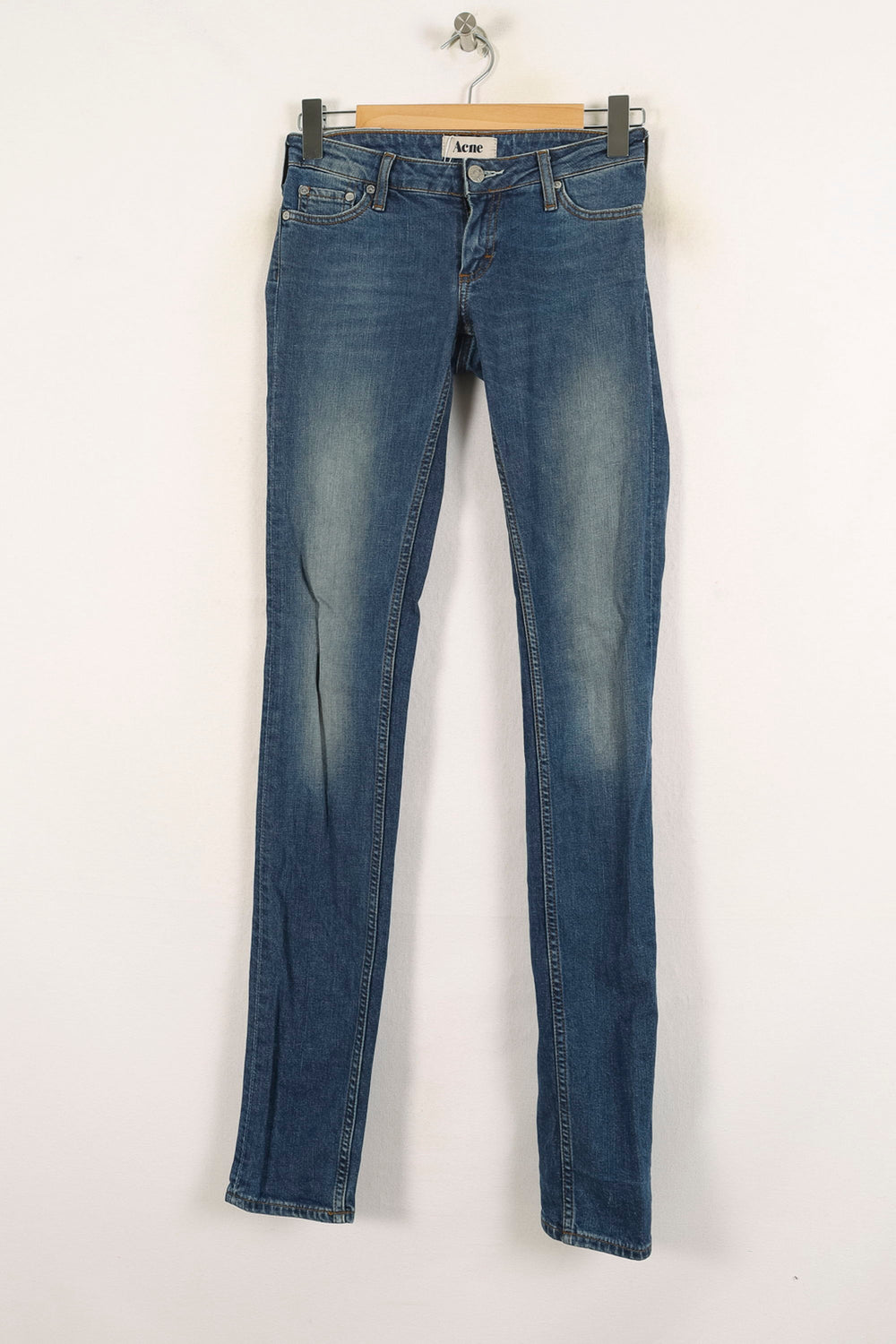 Jean Slim Bleu - Taille M/38 de la marque Acne Studios | PARAD73149 - Vendu par Paradigme - Image 2