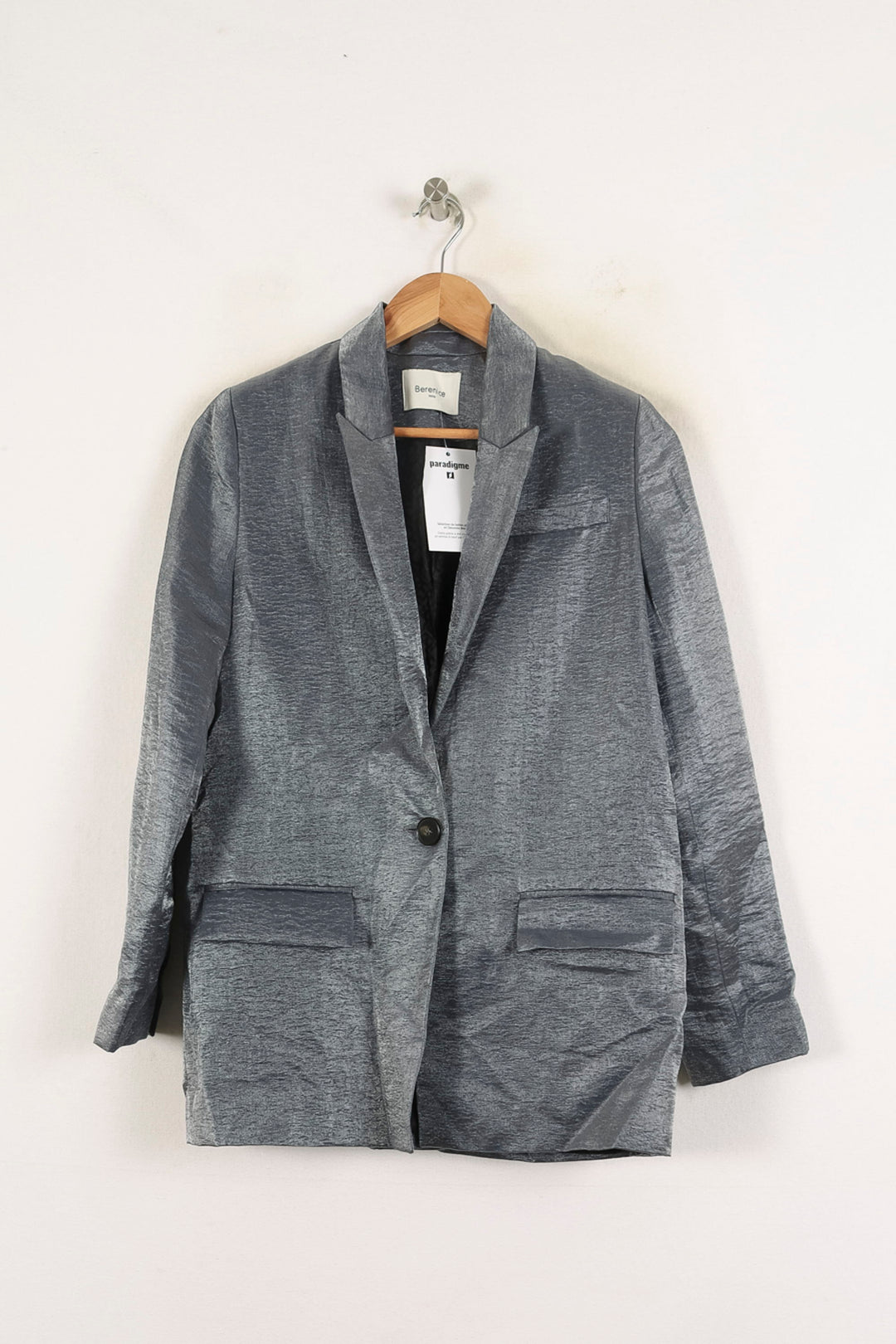 Blazer Gris - Taille S/36 de la marque Bérénice | PARAD72644 - Vendu par Paradigme - Image 2