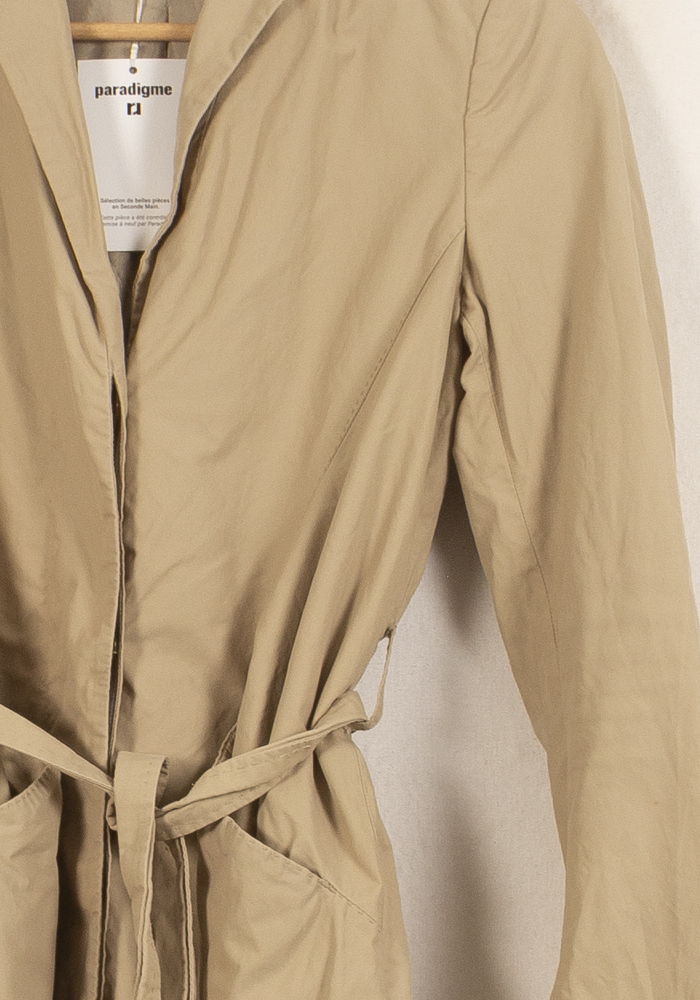 Trench Beige - Taille XS/34 de la marque Filippa K | PARAD63486 - Vendu par Paradigme - Image 3