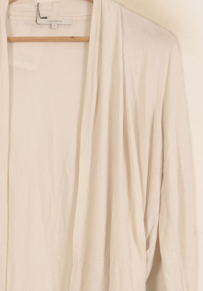 Cardigan Beige - Taille M/38 de la marque Sud express | PARAD38045 - Vendu par Paradigme - Image 3