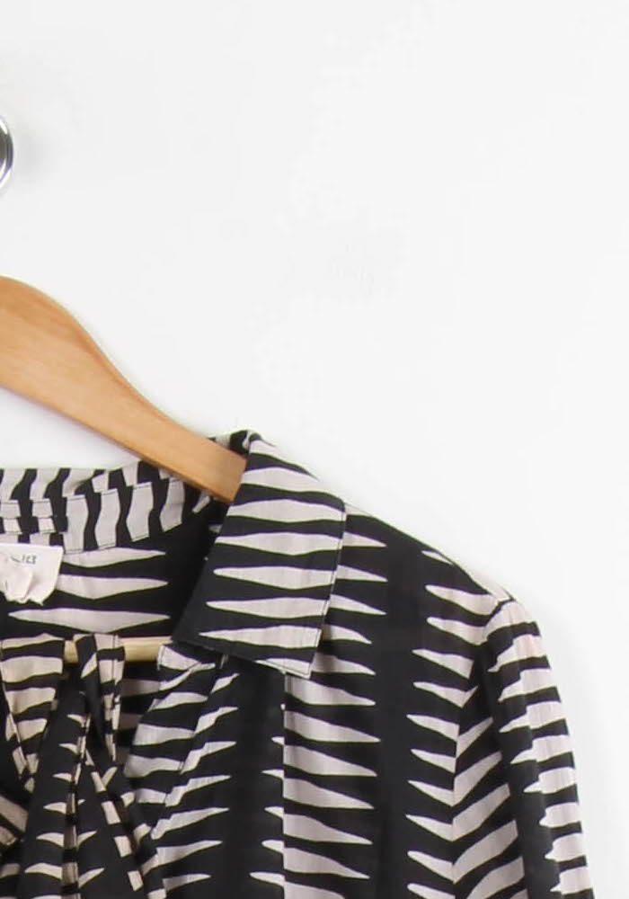 Robe longue noire et blanche - Taille XL/42 de la marque Maison 123 | PARAD65086 - Vendu par Paradigme - Image 3