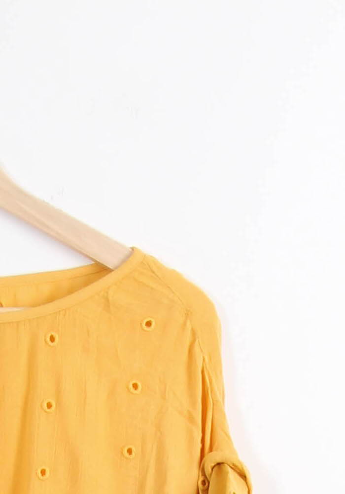 Blouse Orange - Taille S/36 de la marque I.Code | PARAD65157 - Vendu par Paradigme - Image 3