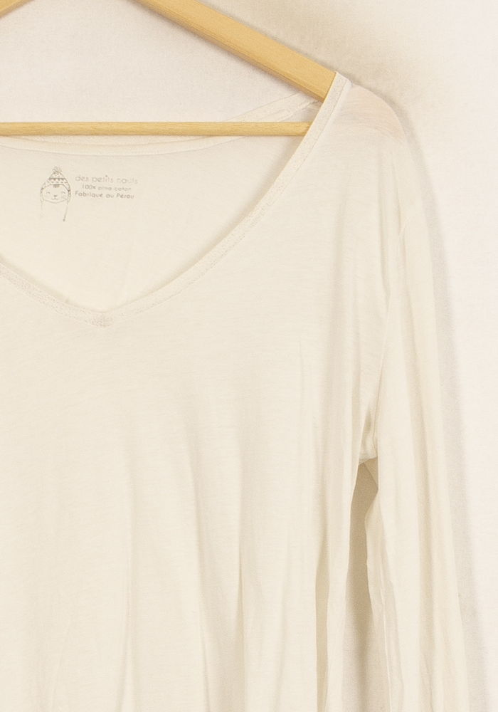 T-shirt Manches Longues Blanc - Taille T.U. de la marque Des petits hauts | PARAD51471 - Vendu par Paradigme - Image 3