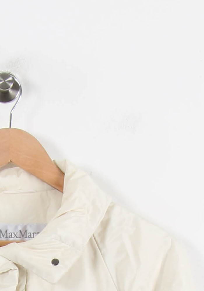 Doudoune Blanche - Taille L/40 de la marque Max Mara | PLY1165 - Vendu par Paradigme - Image 3