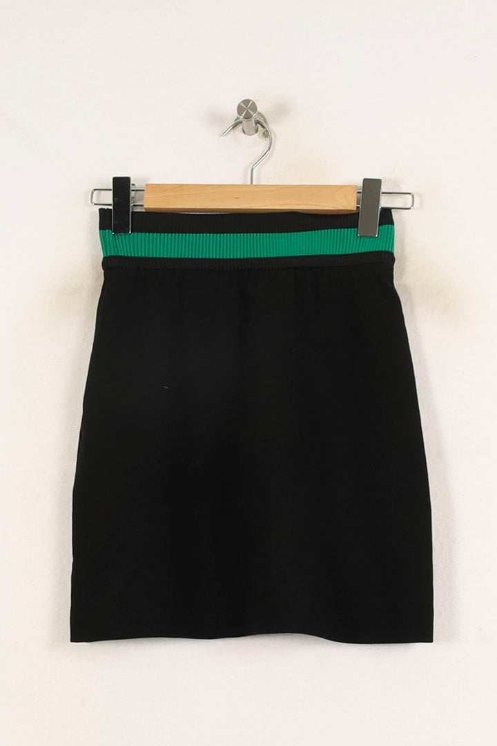 Jupe Courte Noire et Verte - Taille S/36 de la marque Maje | PARAD73152 - Vendu par Paradigme - Image 4